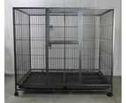 YES4PETS XXL Pet Dog Cat Parrot Cage Metal Crate Kennel Portable Puppy Cat Rabbit House