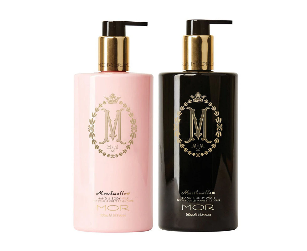 MOR Marshmallow Hand & Body Milk and Hand & Body Wash Set