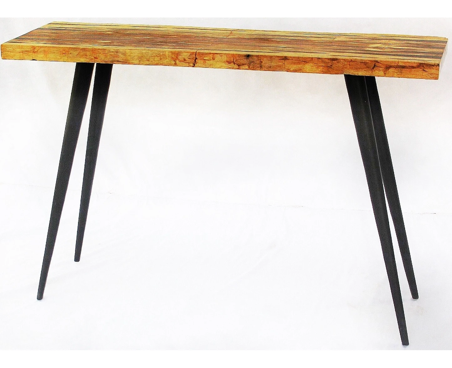 LUNAR | PETRIFIED WOOD CONSOLE TABLE -LIGHT TOP