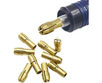 10Pcs Brass Chucks Drill Collets 0.5-3.2mm Accessories for Dremel Rotary Tools Shank 4.3mm