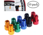 Bicycle drill bit valve adapter - Convert Presta to Schrader - France/UK to USA - Inflate tires with standard pump or air compressor