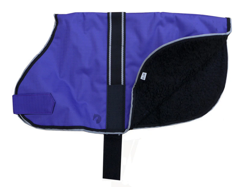 Eureka Fleece Lined Dog Coat 30Cm Purple - Purple