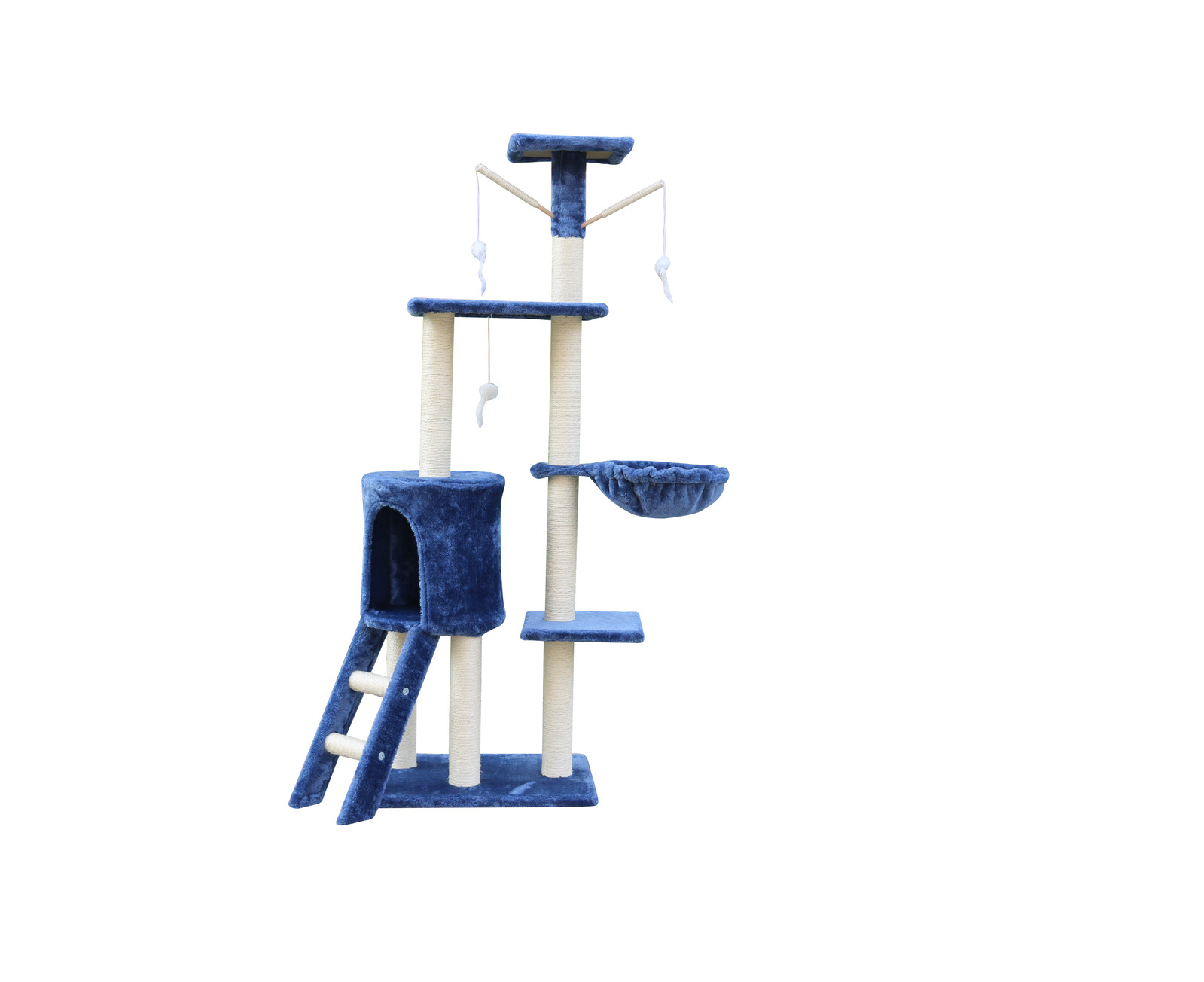 Navy blue clearance cat tree