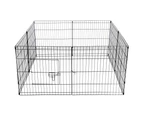 YES4PETS 24' Dog Rabbit Playpen Exercise Puppy Enclosure Fence With Cover
