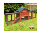 Alopet Rabbit Hutch Chicken Coop 210cm X 45cm X 85cm