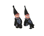 Elves Behaving Badly Boy & Girl Black Mixed 2 Pack