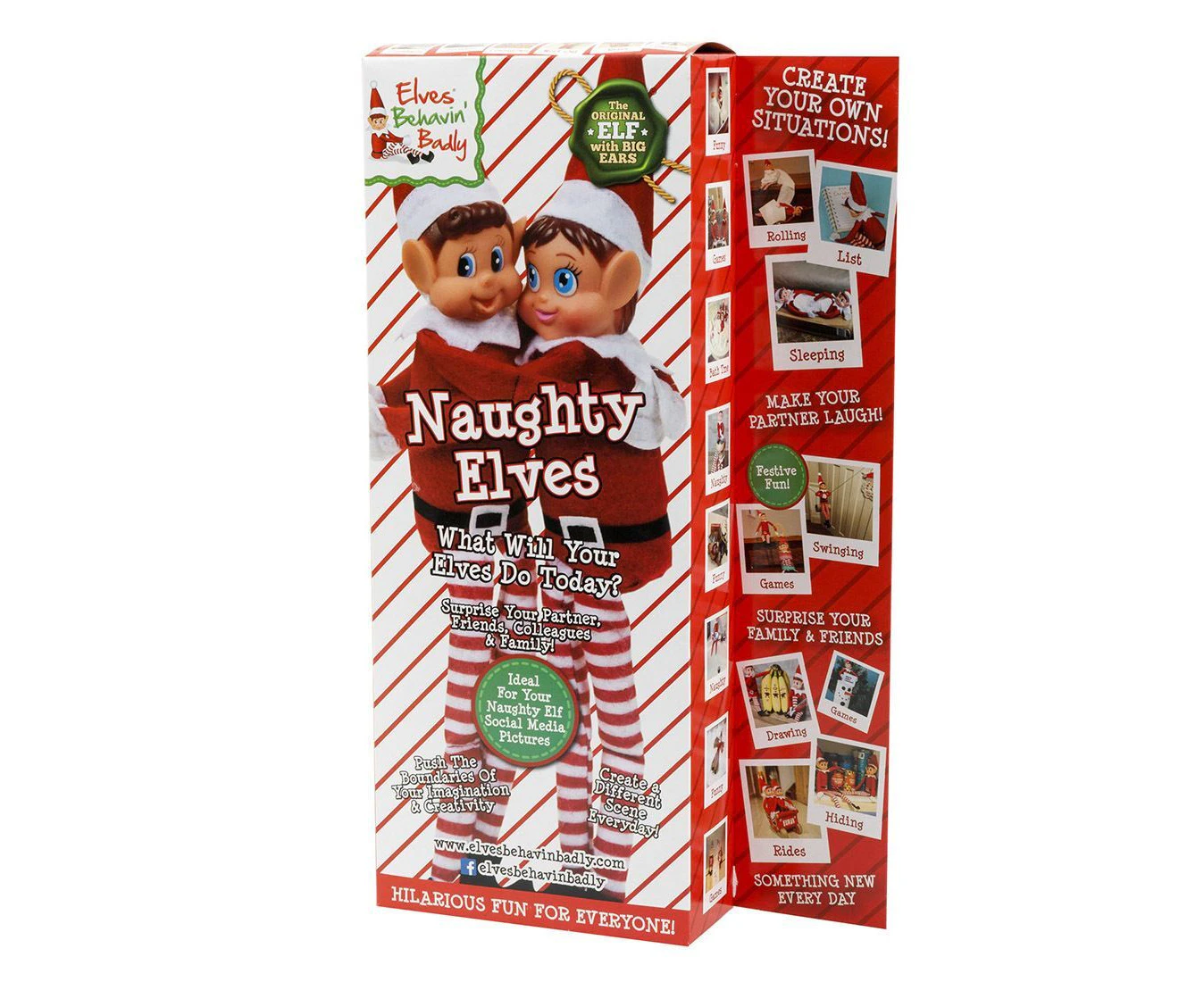 Elves Behaving Badly Elf Boy & Girl Mixed 2 Pack