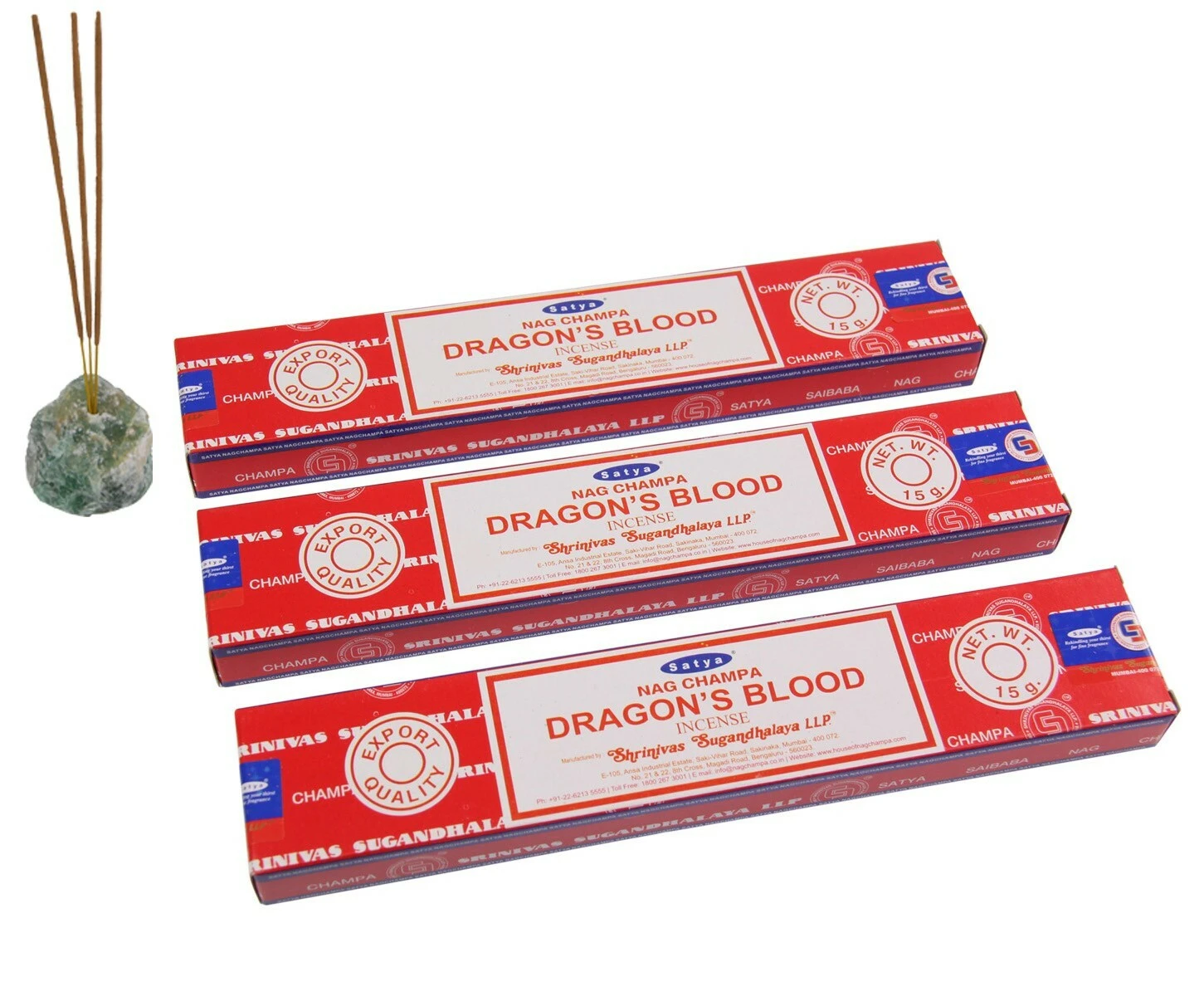 6pce Satya Dragons Blood Incense 15g