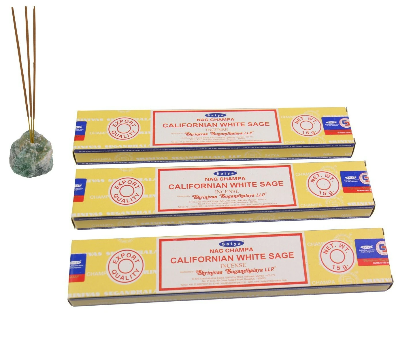 6pce Satya Californian White Sage Incense 15g