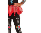 Scared To The Bone Skeleton Child Costume Size: 8-10 Yrs