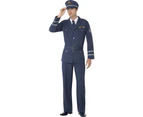 WW2 Air Force Captain Adult Costume Size: Medium