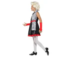 101 Dalmatians Cruella De Vil Evil Little Madame Child Costume Size: 4-6 Yrs