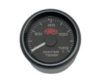 SAAS 40-120 Degrees Water Temperature Temp Gauge Black Dial Face 52mm - Black