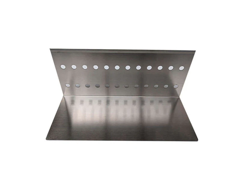 Stainless Steel Pizza Oven Log Holder | Heat Deflector & Flame Shield