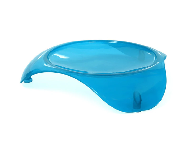 Shallow Blue Cat Food Dish by Smart Cat - [Size: Small] [Colour: Blue]