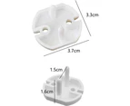 Baby & Kids Socket Cover, For 2 Pin Socket Cover, For EU Plug, Child Protection Baby Socket Cover, Socket Fuses, 20 Pieces.