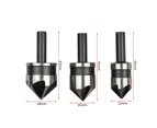 Chamfer Milling Cutter Tools, 6 Pieces HSS Conical Milling Cutter, Wood Chamfering Cutting Tool, Chamfer Head Tools