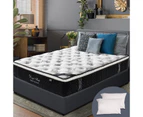 QUEEN Mattress Euro Top 9Zone Pocket Spring Latex Memory Foam *Chiropractic Care