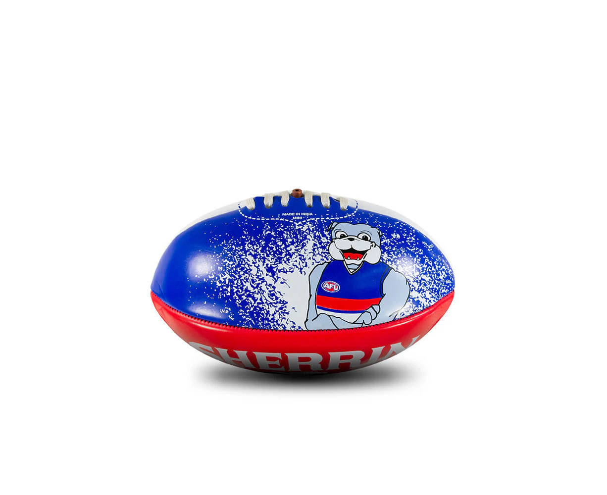 AFL PVC Mascot Football - Western Bulldogs - 20cm Ball