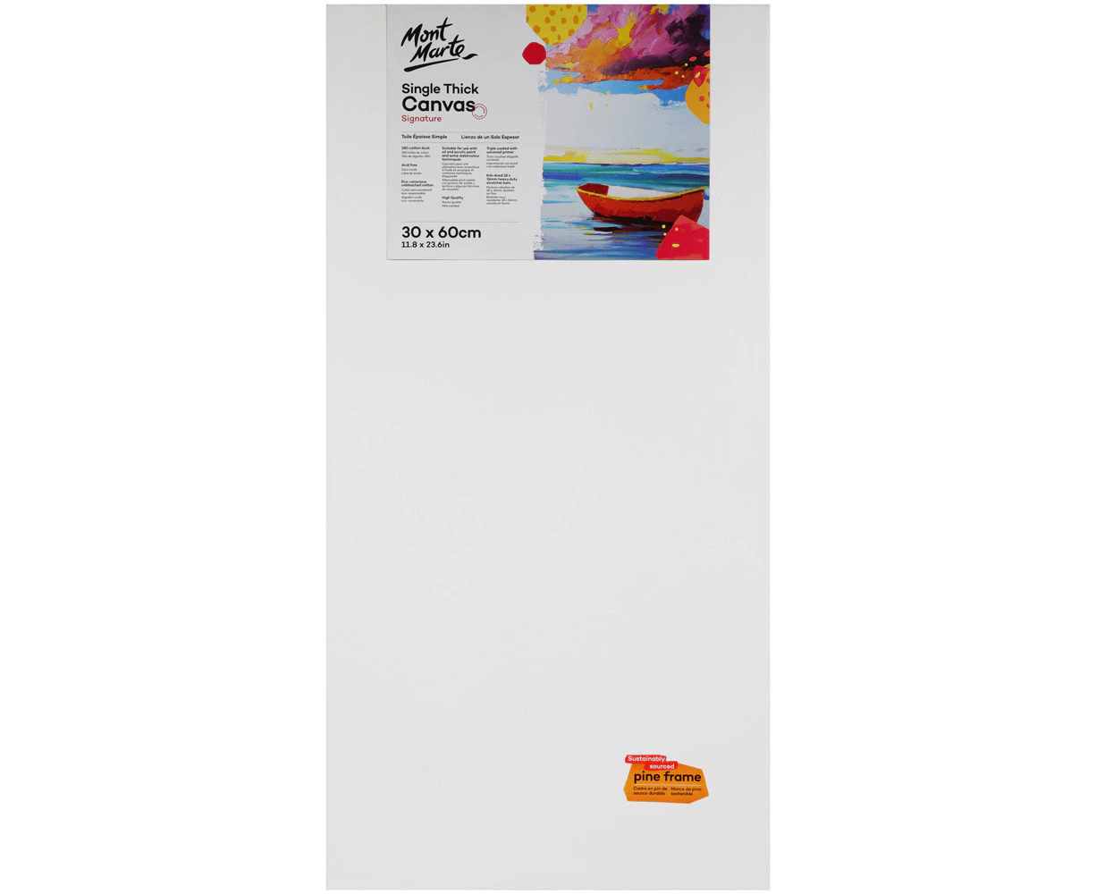 Mont Marte Signature Canvas Single Thick 30 x 60cm