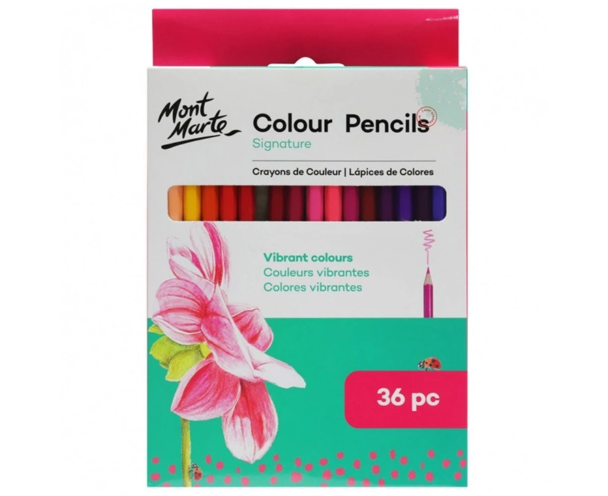 Mont Marte Signature Colour Pencils 36pc