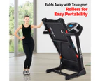 NORFLEX 450mm Belt Auto Incline Treadmill Gym Exercise Machine Fitness Tracker