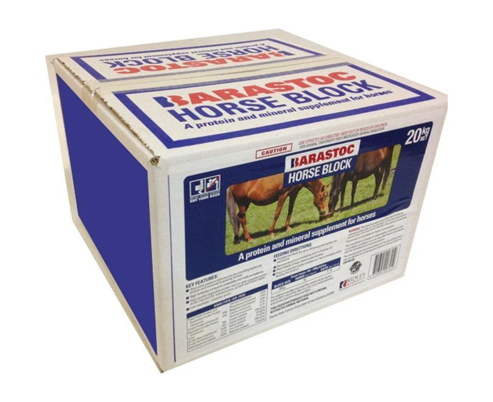 Barastoc Horse Block Protein and Mineral Supplement 20kg