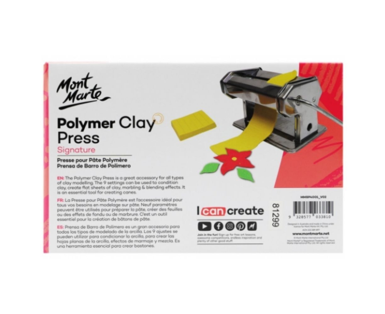 Polymer Clay Roller Machine Set Includes Clay Presser M