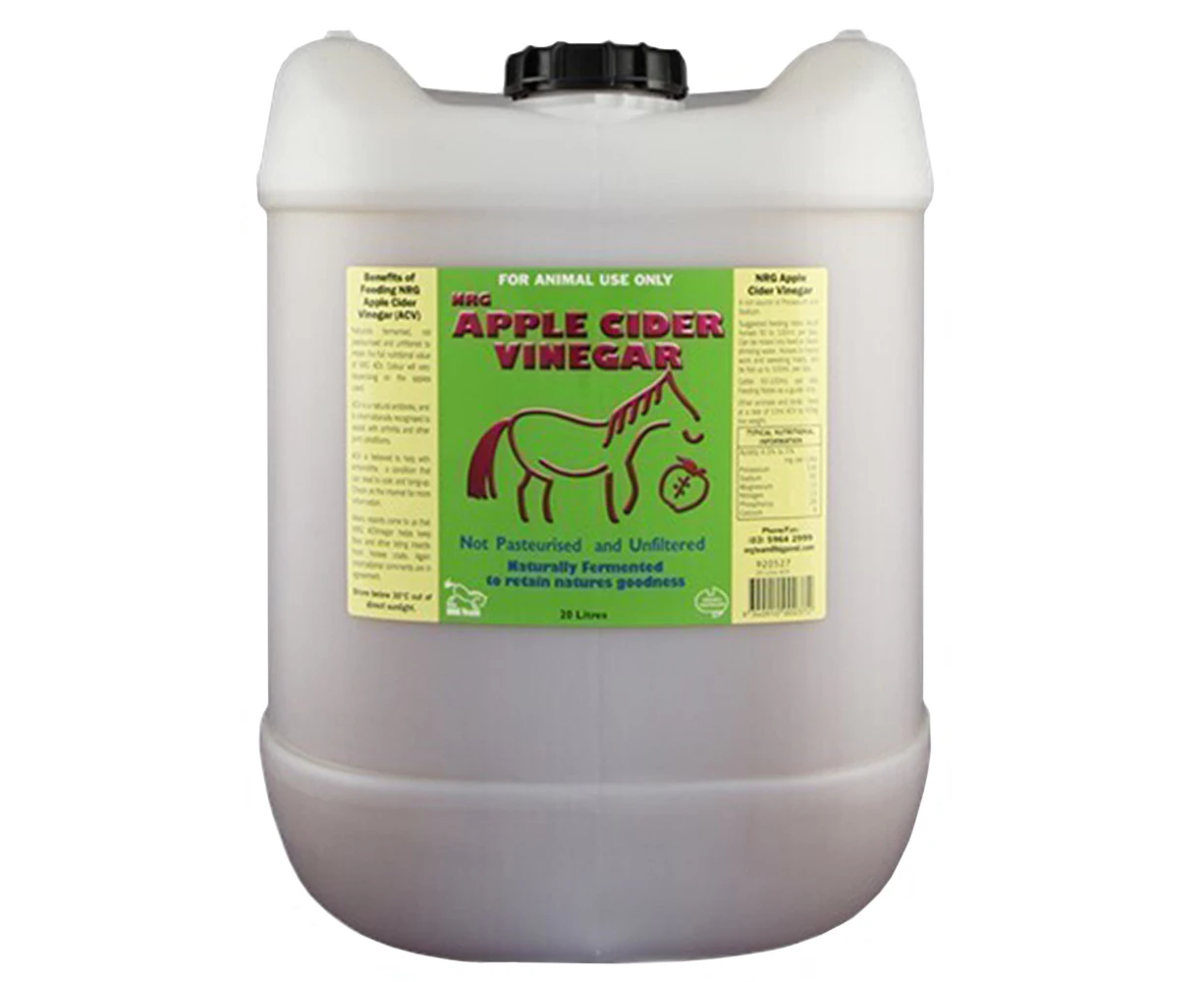 NRG Apple Cider Vinegar Natural Fermented Horse Supplement 20L