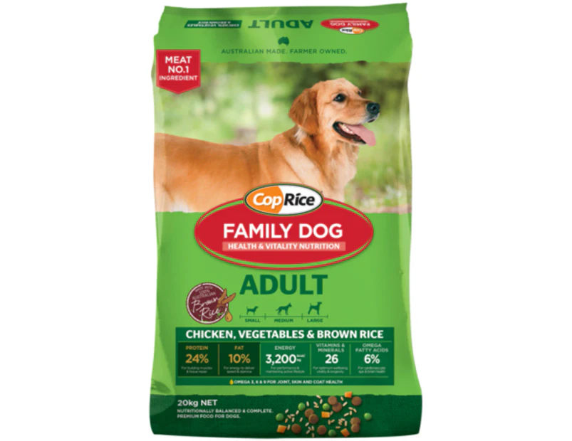 CopRice Family Dog Adult Food Chicken with Rice 20kg
