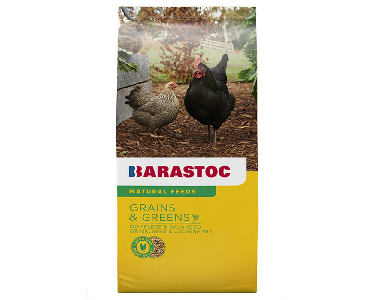 Barastoc Grains and Greens Laying Hen Chicken Poulty Suitable Feed 20kg