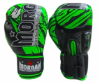 Morgan Sports - BKK Ready Muay Thai Boxing Gloves - High Quality -  8-16oz - Green