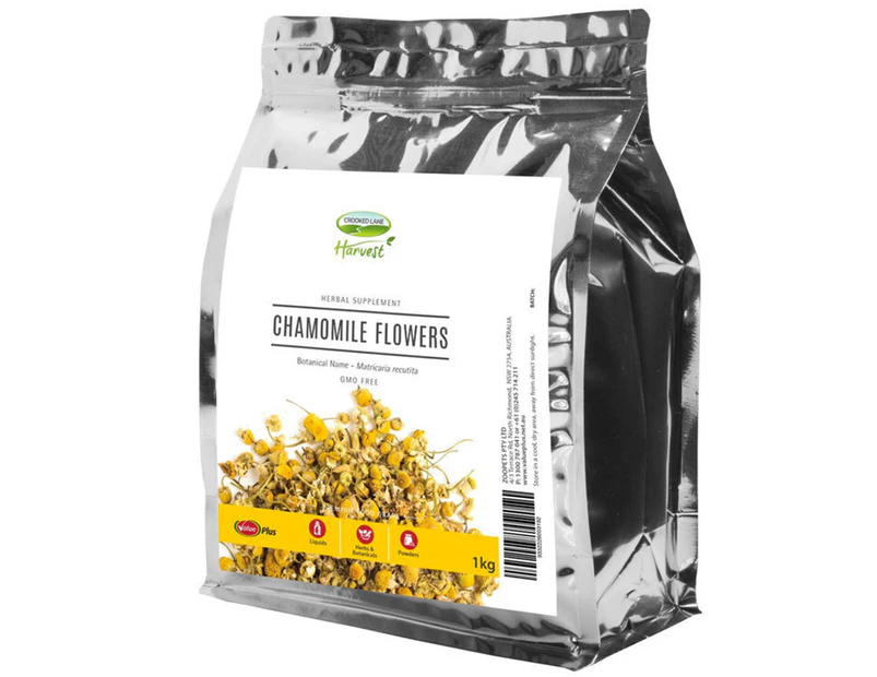 Crooked Lane Chamomile Flowers Dogs & Horses Herbal Supplement 1kg