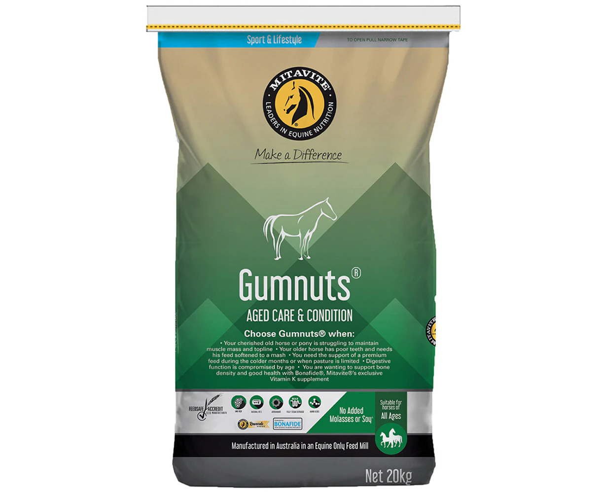 Mitavite Gumnuts Horse Feeds 20kg