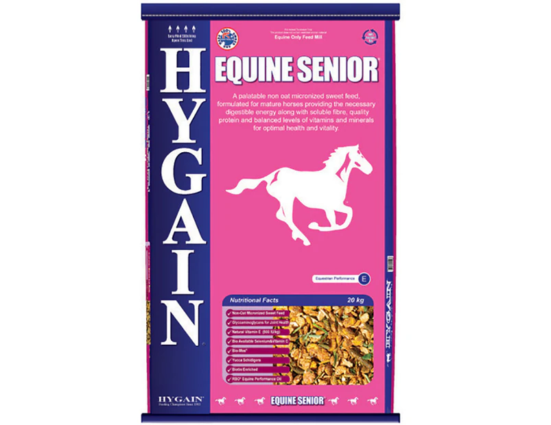 Hygain Equine Senior Horses Tasty Non-Oat Feed Supplement 20kg