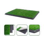 YES4PETS XL Indoor Dog Puppy Toilet Grass Training Mat Loo Pad Potty 76 X 51 cm