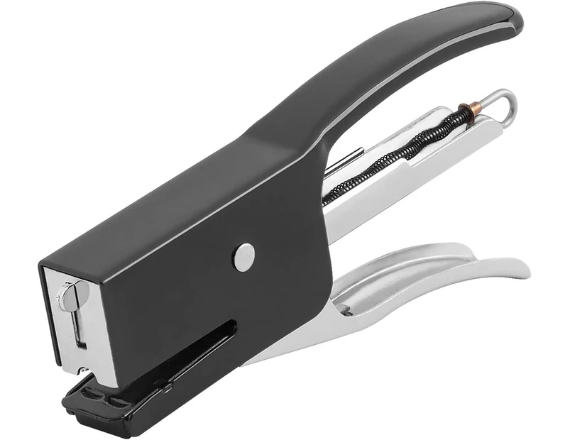 Stapler Hand-held Stapler Labor-Saving Staple Portable Stapler Pliers Binding Office Supplies Easy To Use ( Black )