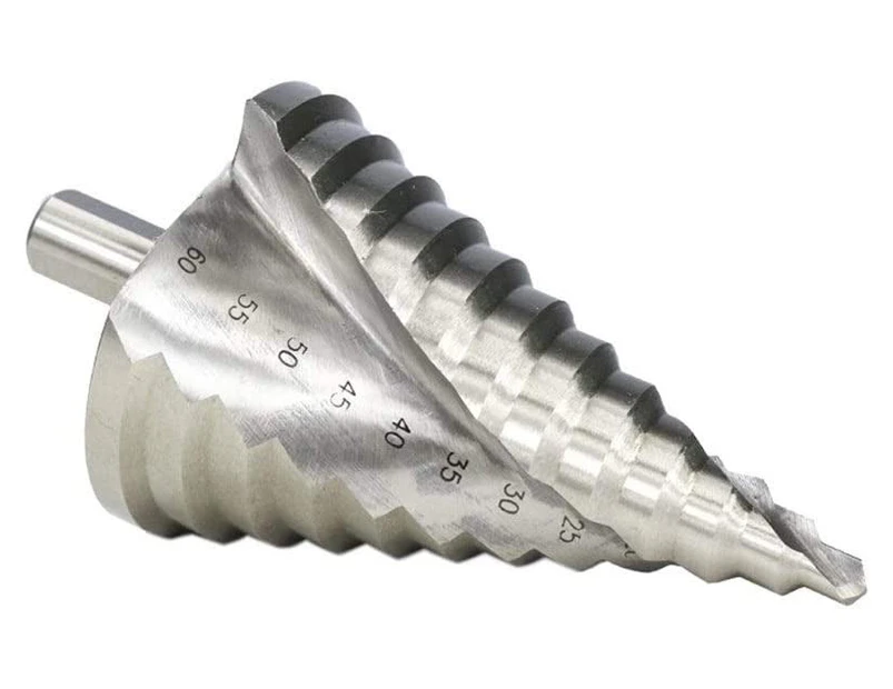 Woodworking Step Drill Bit 4-32mm 6-60mm Spiral Bit Stepped Groove Pagoda Drill Triangle Handle Chisel Stepped