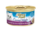 Fancy Feast Creamy Delights Wet Cat Food Chicken Feast in Creamy Sauce 24 x 85g