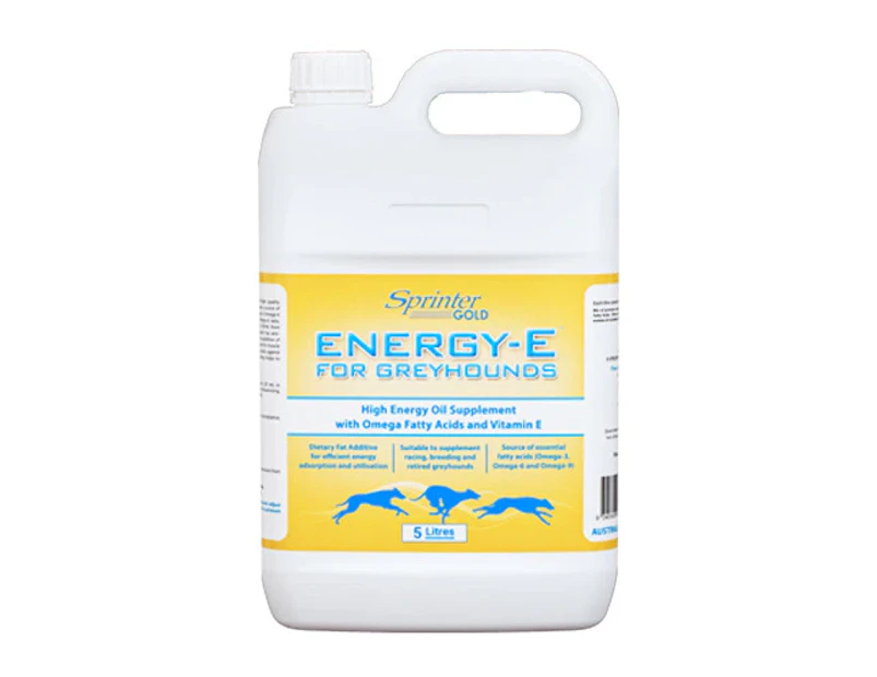 Sprinter Gold Energy E Oil High Energy Greyhound Supplement 5L