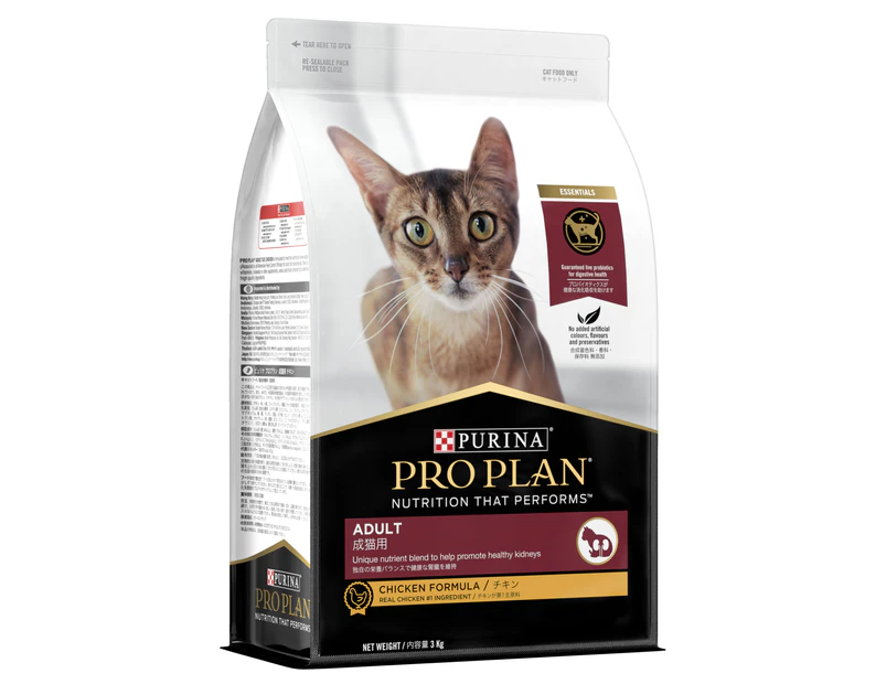 Pro Plan Adult Dry Cat Food Chicken Fomula 3kg