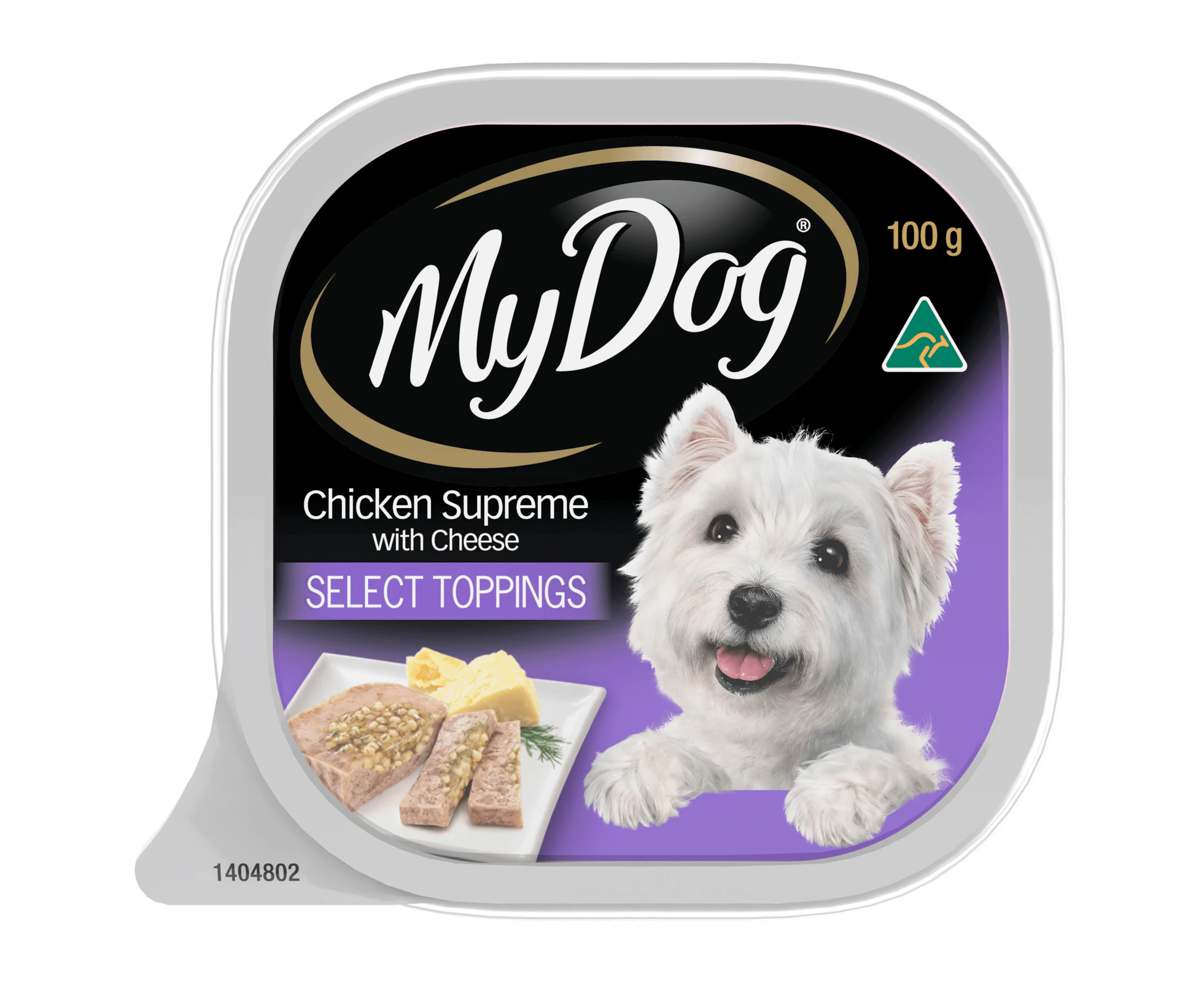 My Dog Select Toppings Wet Dog Food Chicken Supreme with Cheese 12 x 100g