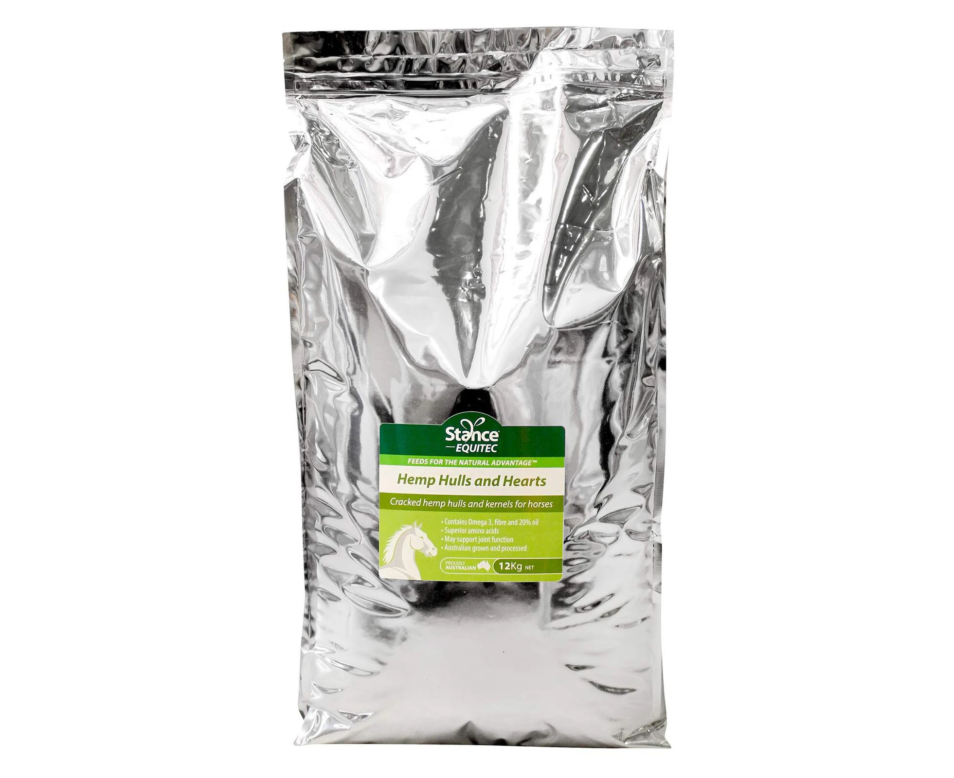 Stance Equitec Hemp Hulls & Hearts Horse Feed 12kg