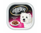 My Dog Wet Dog Food Gourmet Beef Flavour 12 x 100g Tray