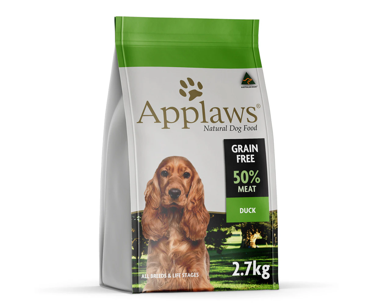 Applaws Its All Good All Breeds Grain Free Dry Dog Food Duck 2.7kg