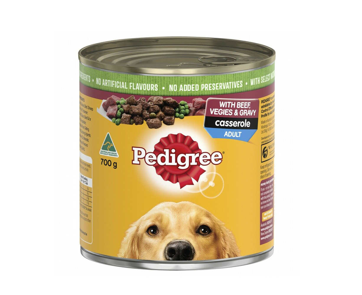 Pedigree Pal Adult Wet Dog Food Casserole w/ Beef Vegies & Gravy 12 x ...