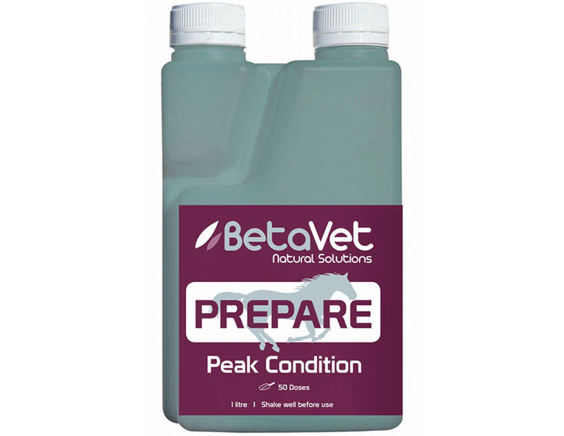 BetaVet Natural Solutions Horse Prepare Peak Condition Supplement 1L