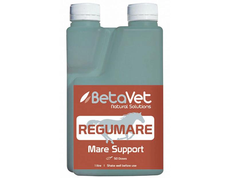 BetaVet Natural Solutions Horse Regumare Mare Support Supplement 1L