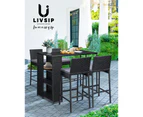 Livsip Outdoor Bar Table Dinning Table Indoor Furniture Bar Setting Patio Furniture