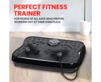 Vibration Machine Platform Plate Vibrator Exercise Machines Gym Fit Home - Black